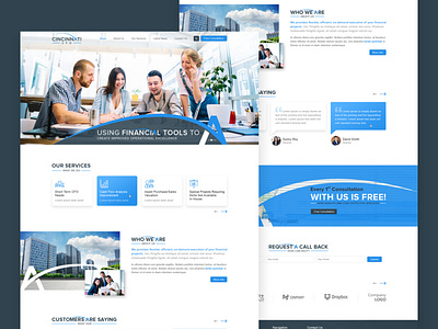 Business & Consulting website 2020 trend branding business clean ui color consulting creative design designer dribbble landing page freelancer homepage modern typography
