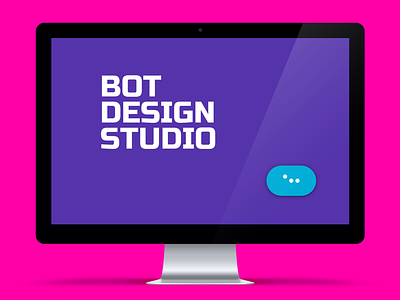 Bot Design Studio animation digital landing ui visual web