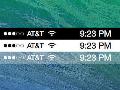 iOS 7 Status Bars (Sketch file)