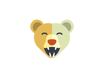 Happy Bear bear branding logo mark