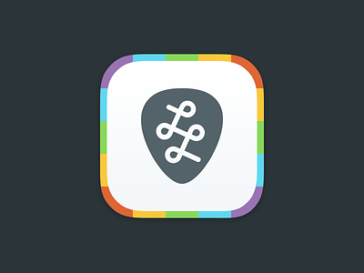 App Icon app colorful flat icon ios monogram