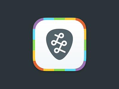 App Icon app colorful flat icon ios monogram