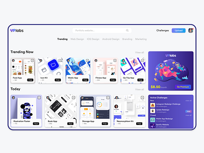 Uplabs Re-Design Challenge adobe adobexd black challenge clean colors design grey new purple redesign shot ui ui design uiux uplabs uplabsredesign web design webdesign website