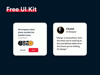 FREE UI Kit #011 adobexd app app design awesome design black clean colors design download free ui kit illustration new popular ui ui kit white