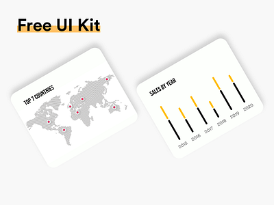 FREE UI Kit #015 adobexd app app design awesome design black clean colors design download free ui kit illustration new popular ui ui kit white