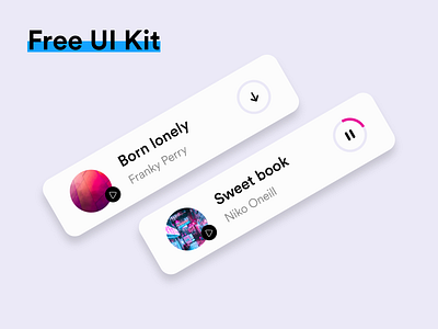 FREE UI Kit #017 adobexd app app design awesome design black clean colors design download free ui kit illustration new popular ui ui kit white
