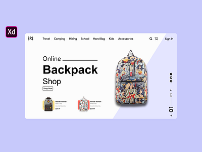 Backpack Online Shopping