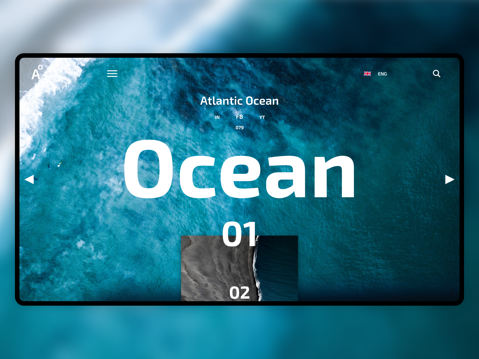 Watch the Atlantic Blue Ocean by Mohamad Chalak on Dribbble