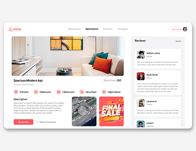 Airbnb Re-Design- White Version adobe adobexd book book online clean colors design new pink popular red redesign shot trip ui web web design website