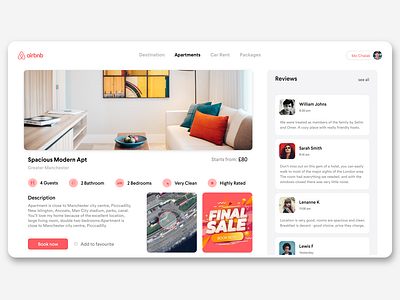 Airbnb Re-Design- White Version