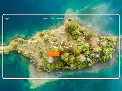 Book a Trip- Website adobe adobexd blue booking clean colors design island new orange parallax sea shot trends trip ui uiux web webdesign website