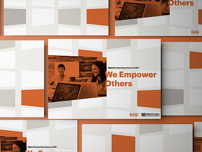 IHG's Digital Product Experience - We Empower Others branding digital product experience ihg poster ux