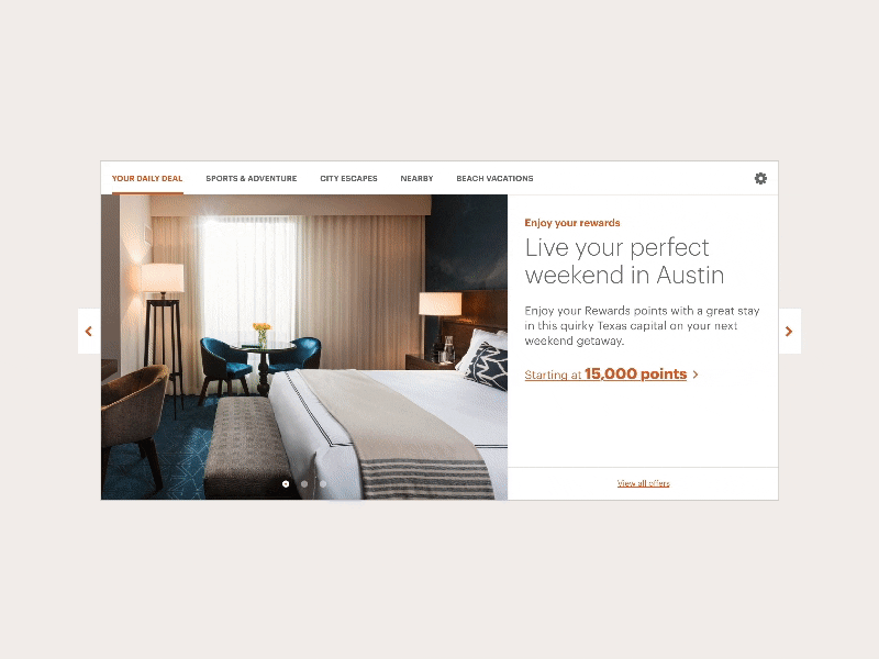 The IHG Rewards Club e-Statement by Matthew Hensler on Dribbble