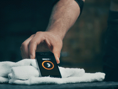 Push ( animation ) iphone tech vfx interface ui gif push strenght matchmoving tracking