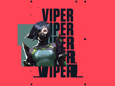 Valorant VIPER animation gif logo motion motiongraphics riotgames text type valorant