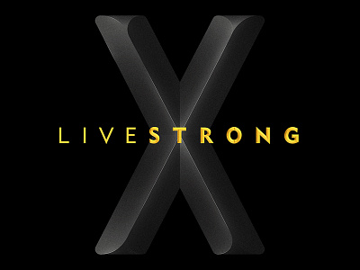 Strong apparel chisel letters livestrong nike toronto type typography x