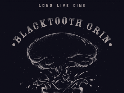 Blacktooth Grin dime metal music pantera poster rip