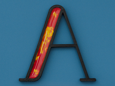 A for Acquoso (Watery) 36days 36daysoftype 3d 3dprint a a letter a letter a day alphabet blender blender3d color illustration letter real typo typogaphy vector water watercolor