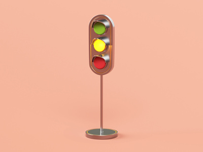 Traffic Light (Pink)