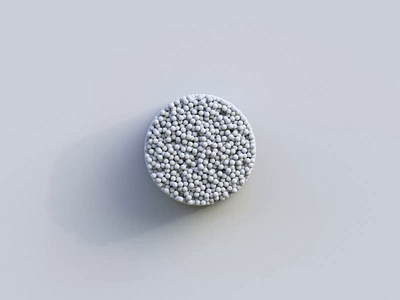 Fifty Thousand Particles Clay 3d 3d art abstract balls blender c4d clay clean concept cycles glitch glitchart illustration molecular particle particles render rendering white