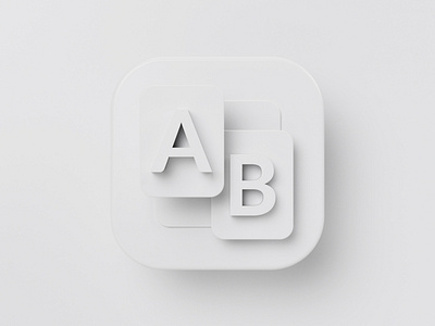 A/B Testing Icon for Rule Communication - Clay