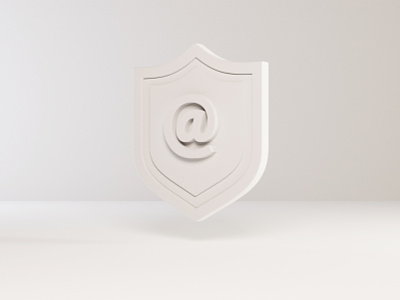 Shield - Clay 3d 3d illustration blender c4d cinema 4d clay concept cycles icon icon set illustration isometric isometric illustration mail minimal octane privacy render secure shield