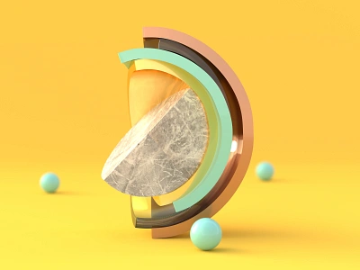 D for Deconstruct 36daysoftype 3d 3d art 3d modelling alphabet blender blender 3d cycles d deconstruct illustration letter letter d render rendering typo typography vector