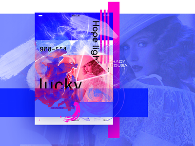 Lucky- posterNO1 插图 活版印刷 设计