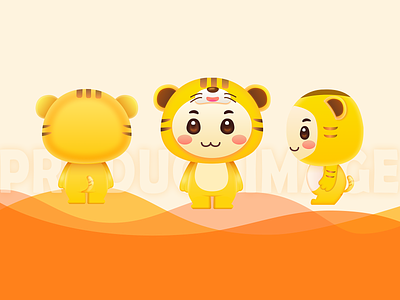 Little tiger 产品形象 插图