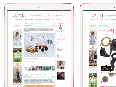 Chic Child Website Design