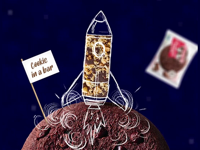 Rocket & cookies animation 2d 2danimation after effects animation cookie design galaxy graphic design motion motion design motion graphics planet rocket space star