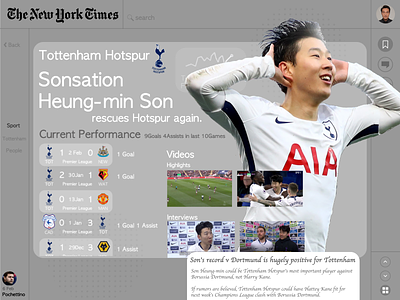 New York Times Sport_Son Tottenham Hot Spur