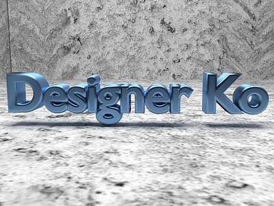 Designer Ko snowy design logo