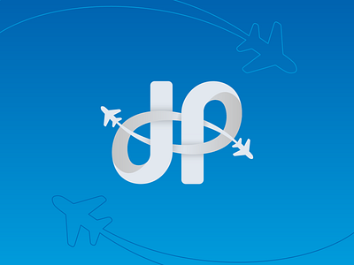 H+Airplane Logo Design