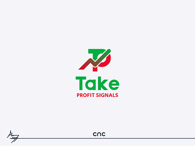 TAKE PROFIT SIGNALS  LOGO DESIGN