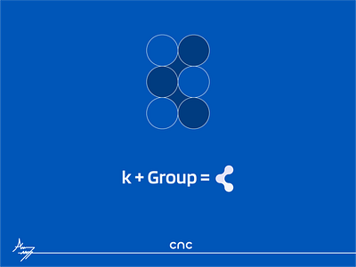 K + Group = Logo design
