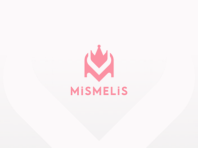 Mismelis Logo Design astaamiye brand brand design brand identity branding branding design creative creative design creative logo logo logo design love m letter logo mismelis queen