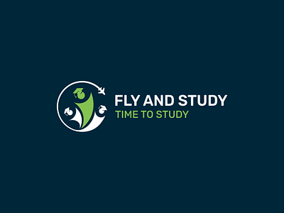 Flay and Study astaamiye branding creative design flay and study graphic design logo study travel vector