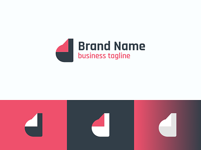 Letter D & Paper Logo astaamiye branding creative d logo design graphic design icon illustration illustrator letter d paper logo logo vector