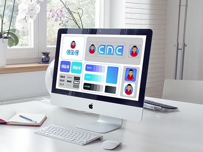 CNC Logo Design 2019 box box logo branding cncwadani creative design flat graphic design icon illustration illustrator logo shipping