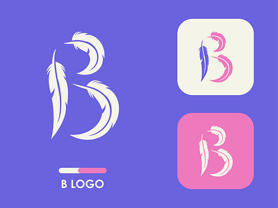 Feather B Logo Design