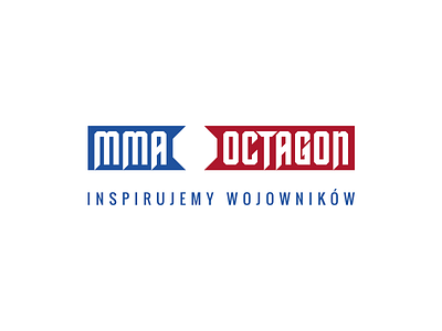 MMA Octagon - logo fight geometric logo logo design mma octagon sport typography