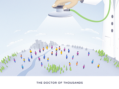 The Doctor Of Thousands - blog post Illustration