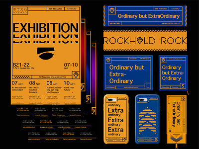 ROCKHOLD Branding Part 1/3 branding design logo poster vi