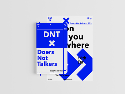 DNT Branding Part 04 branding design logo notebook poster typography vi