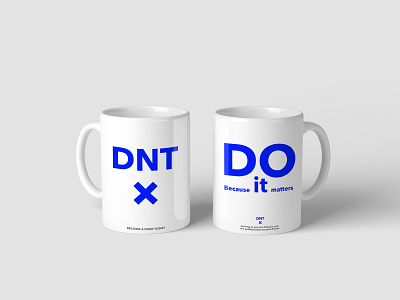 DNT Branding Part 07 branding design logo mug mug design typography vi