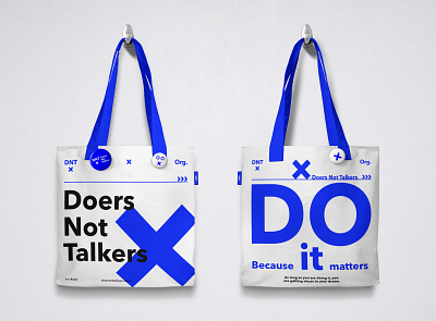 DNT Branding Part 14 bag branding design logo totebag typography vi