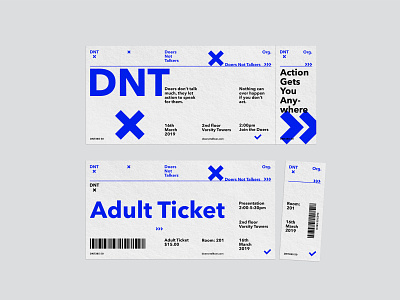DNT Branding Part 17 branding design logo ticket typography vi