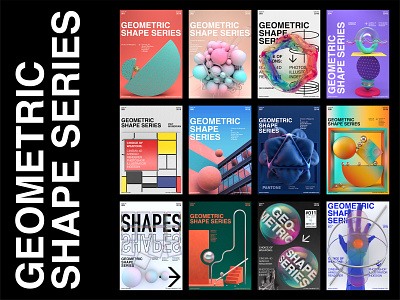 CB Poster Collection VOL.01 3d 3dart abstract arnoldrenderer c4d c4dart cinema4d composition dailyposter designeveryday gradient graphicdesign layout poster postereveryday shapes typography