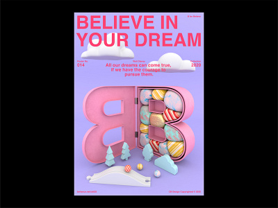 CB Design PC-014 3d 3d art 3dart abstract arnold arnoldrenderer c4d c4dart cinema4d composition dailyposter designeveryday dream graphicdesign layout poster postereveryday typography